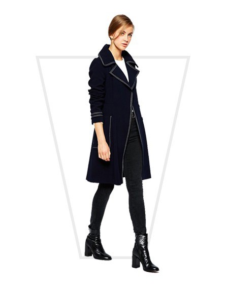 Lux borg lined fishtail parka Lux borg lined fishtail parka